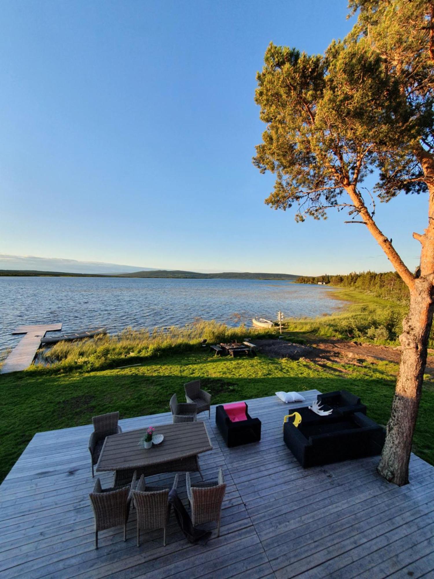 Camp Caroli Wooden Cabins Jukkasjarvi Bagian luar foto