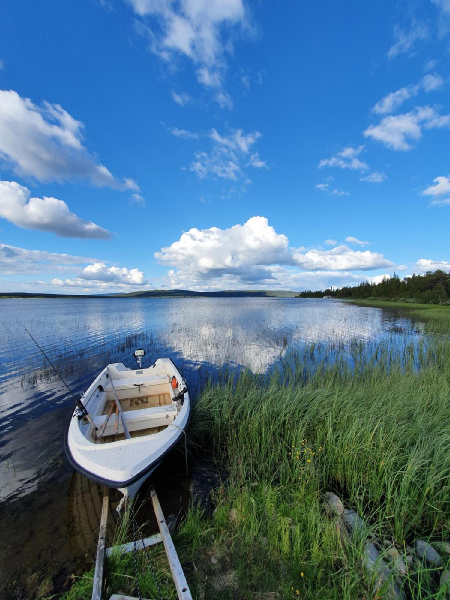 Camp Caroli Wooden Cabins Jukkasjarvi Bagian luar foto
