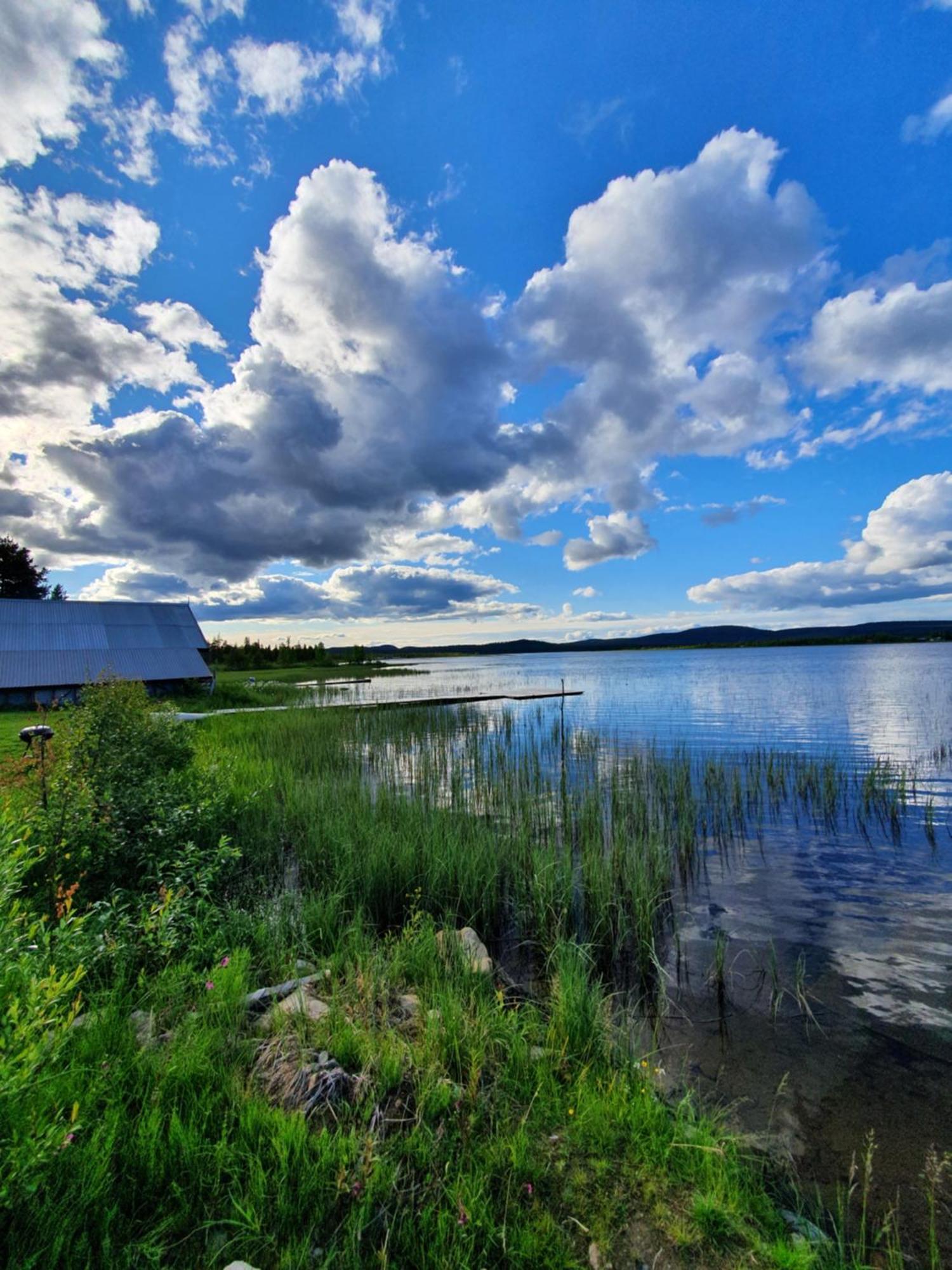 Camp Caroli Wooden Cabins Jukkasjarvi Bagian luar foto