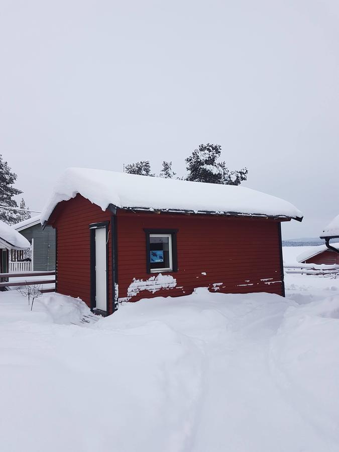 Camp Caroli Wooden Cabins Jukkasjarvi Bagian luar foto