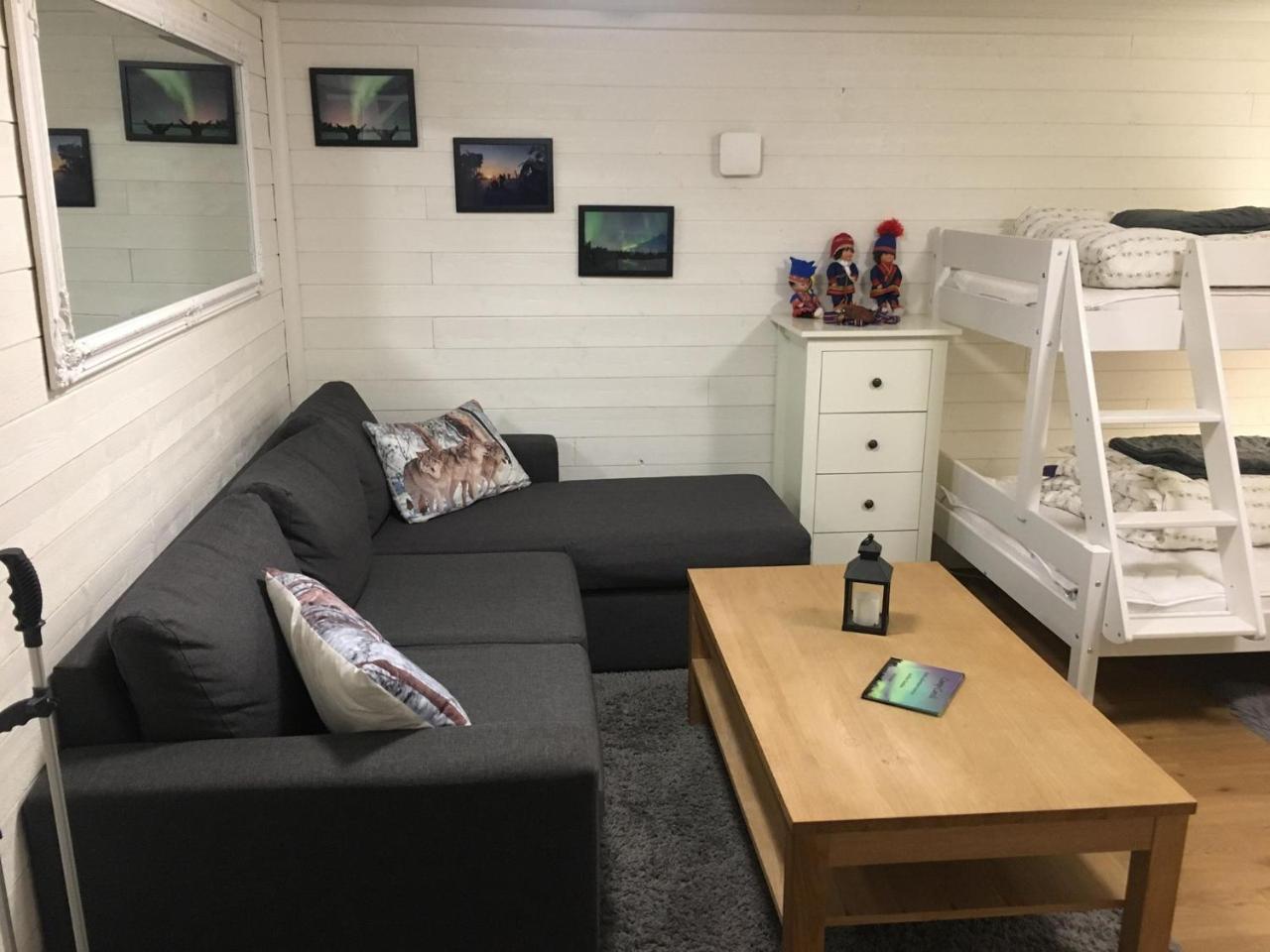 Camp Caroli Wooden Cabins Jukkasjarvi Bagian luar foto
