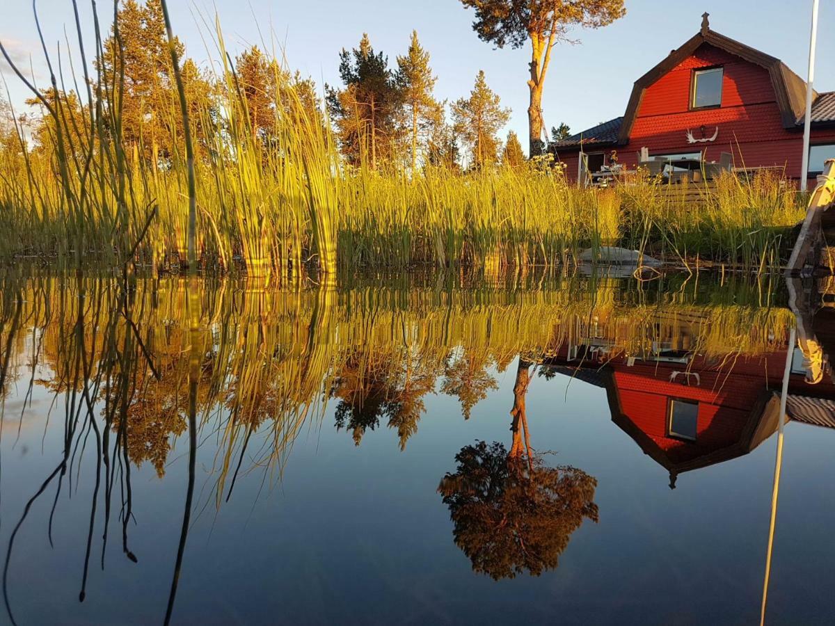 Camp Caroli Wooden Cabins Jukkasjarvi Bagian luar foto